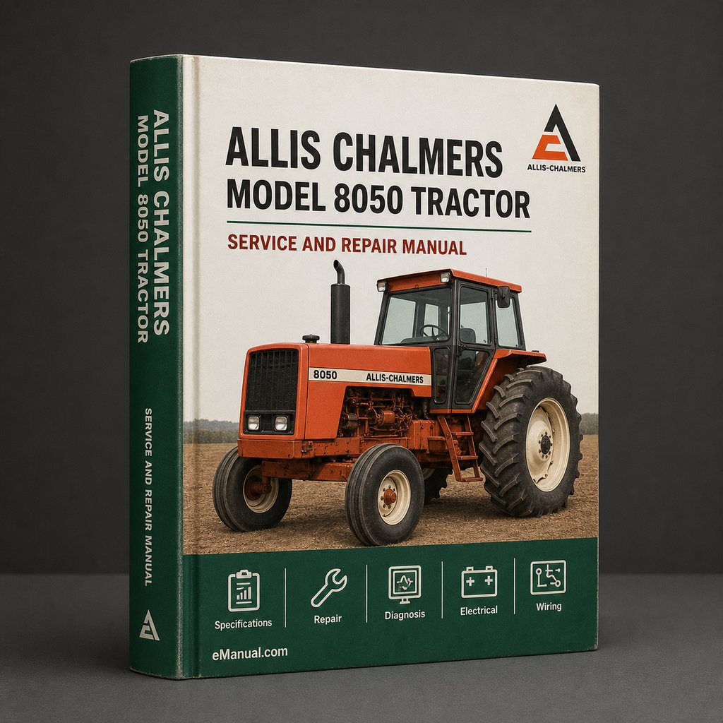 Allis Chalmers Model 8050 Tractor Factory Service Repair Manual
