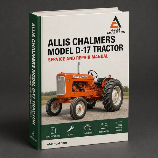 Allis Chalmers Model D-17 Tractor Factory Service Repair Manual
