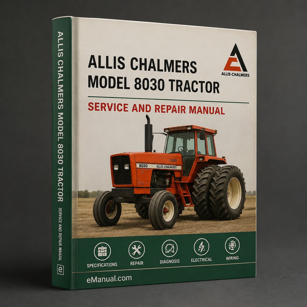 Allis Chalmers Model 8030 Tractor Factory Service Repair Manual
