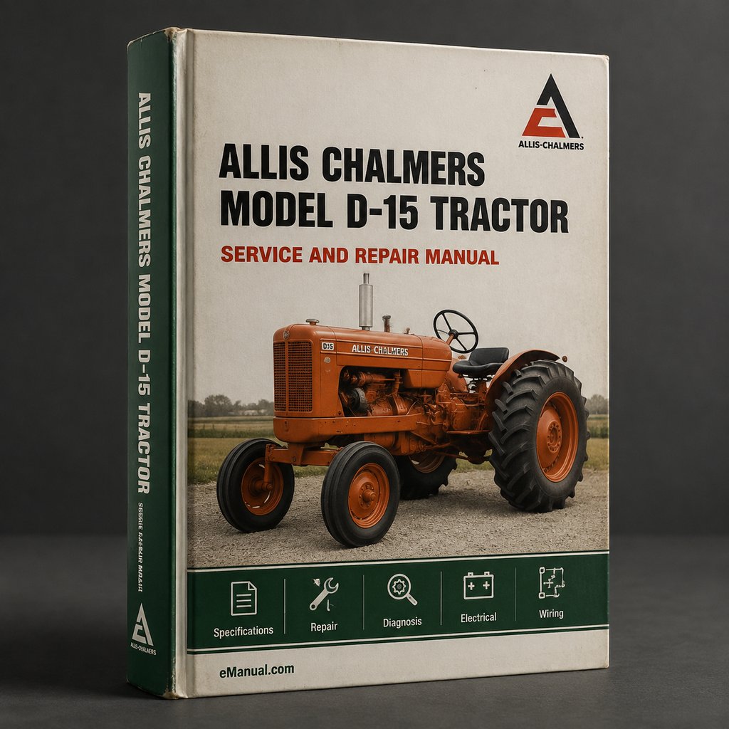 Allis Chalmers Model D-15 Tractor Factory Service Repair Manual