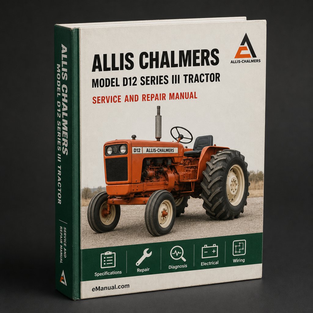 Allis Chalmers Model D12 Series III Tractor Factory Service Repair Manual