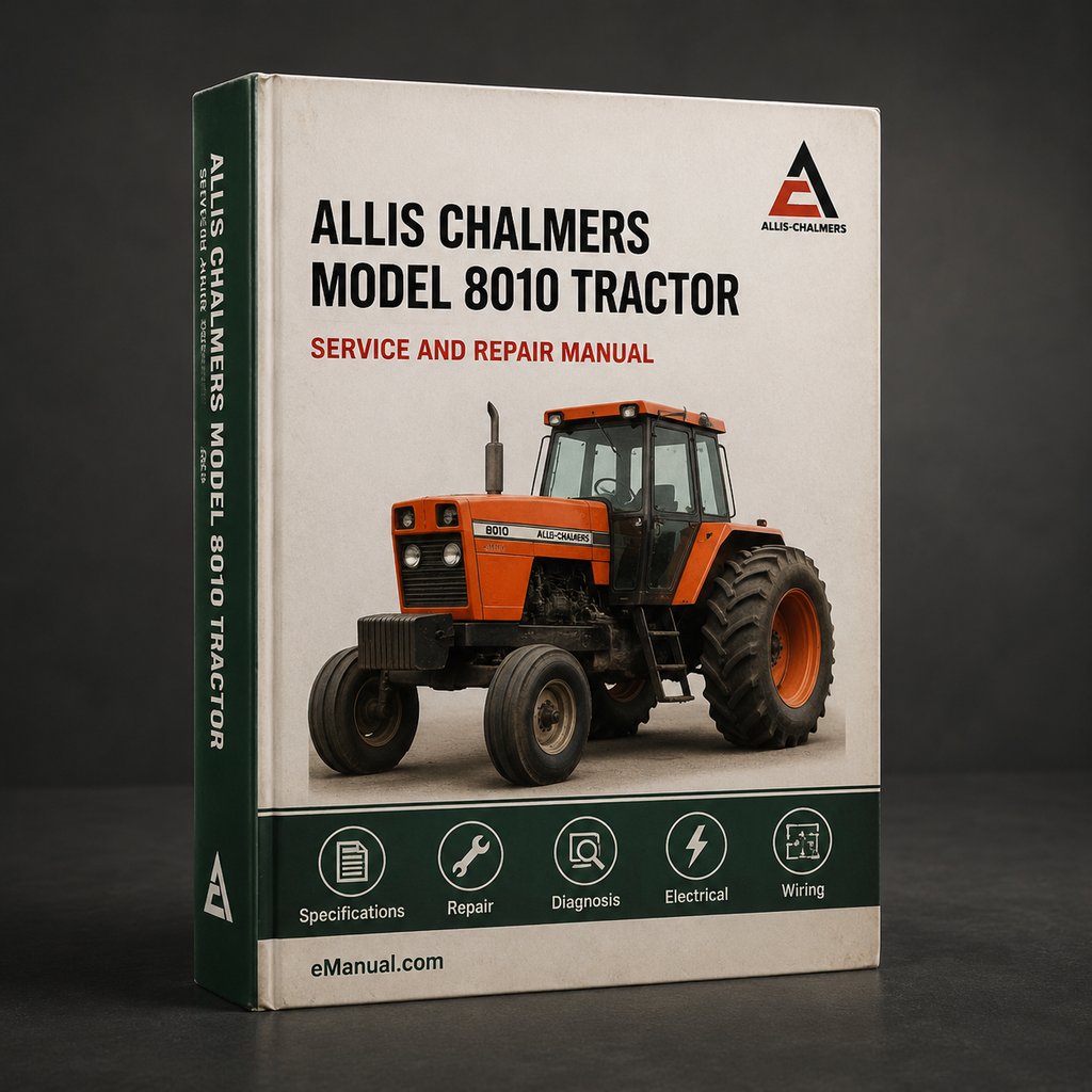 Allis Chalmers Model 8010 Tractor Factory Service Repair Manual