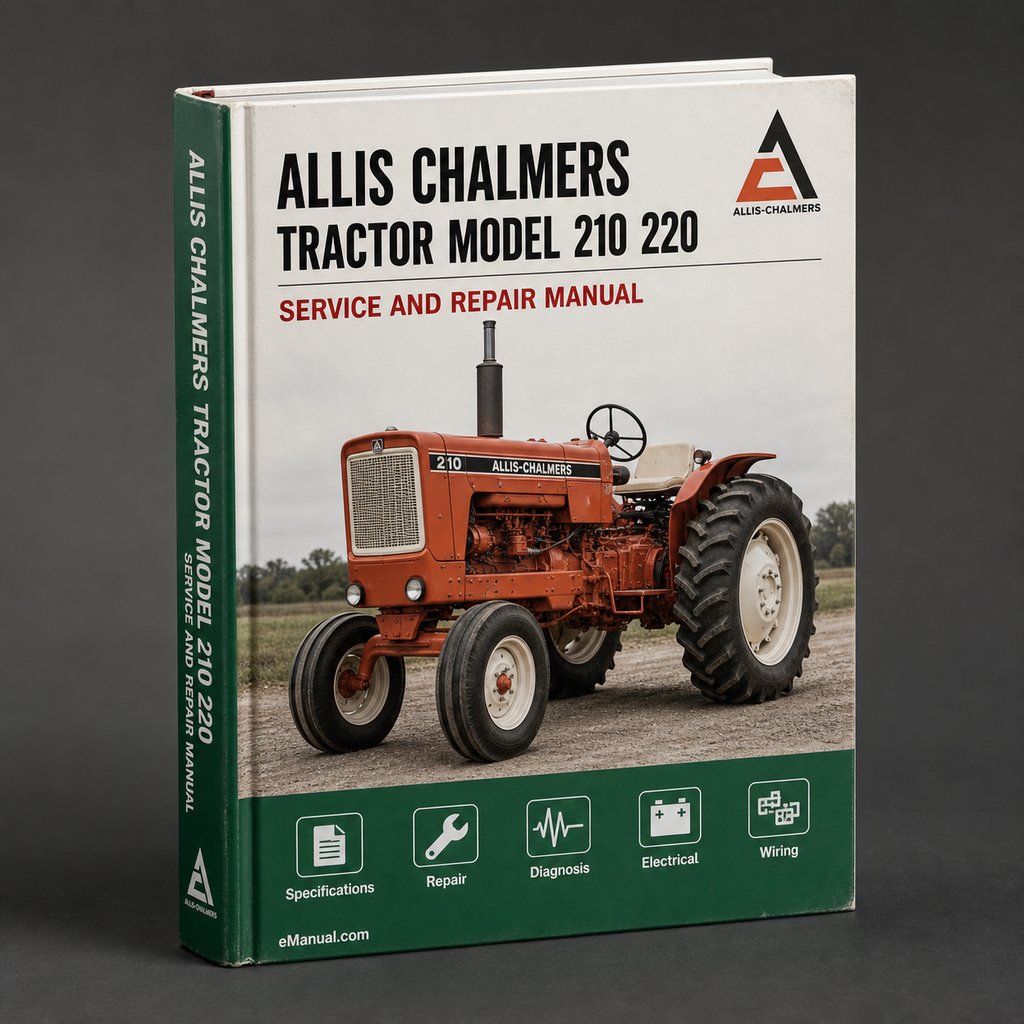 Allis Chalmers Tractor Model 210 220 Workshop Service Repair Manual