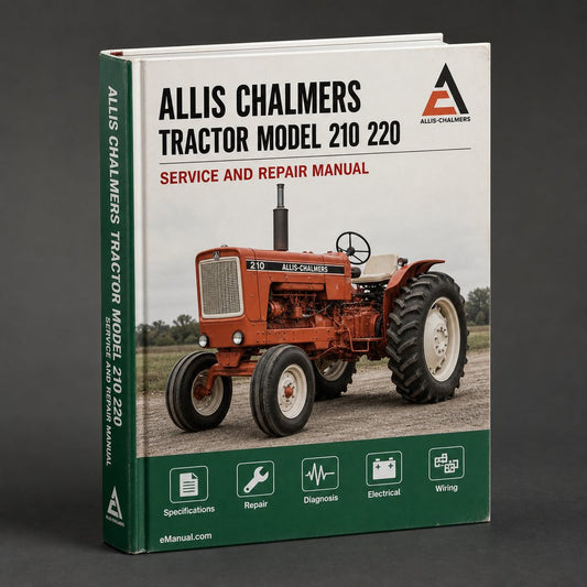 Allis Chalmers Tractor Model 210 220 Workshop Service Repair Manual