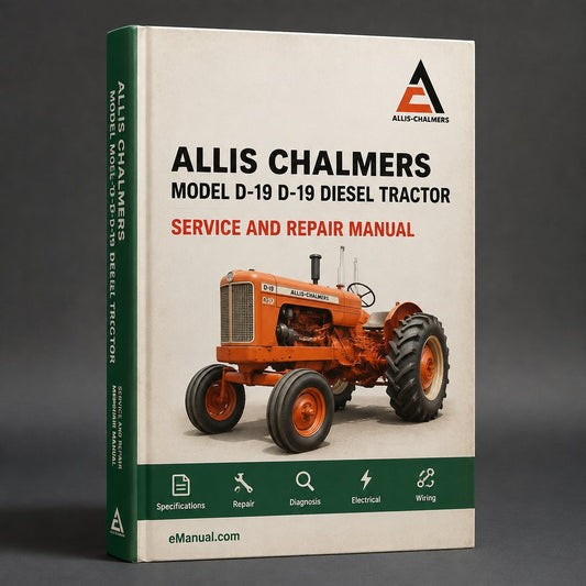 Allis Chalmers Model D-19 D-19 Diesel Tractor Factory
