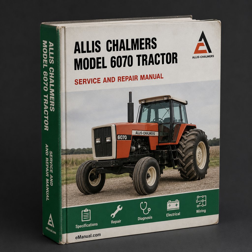 Allis Chalmers Model 6070 Tractor Factory Service Repair Manual