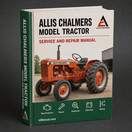 Allis Chalmers Model C Tractor Factory Service Repair Manual