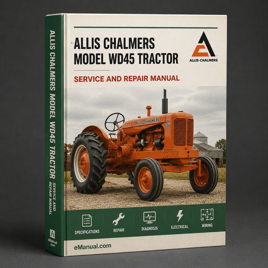 Allis Chalmers Model WD45 Tractor Factory Service Repair Manual