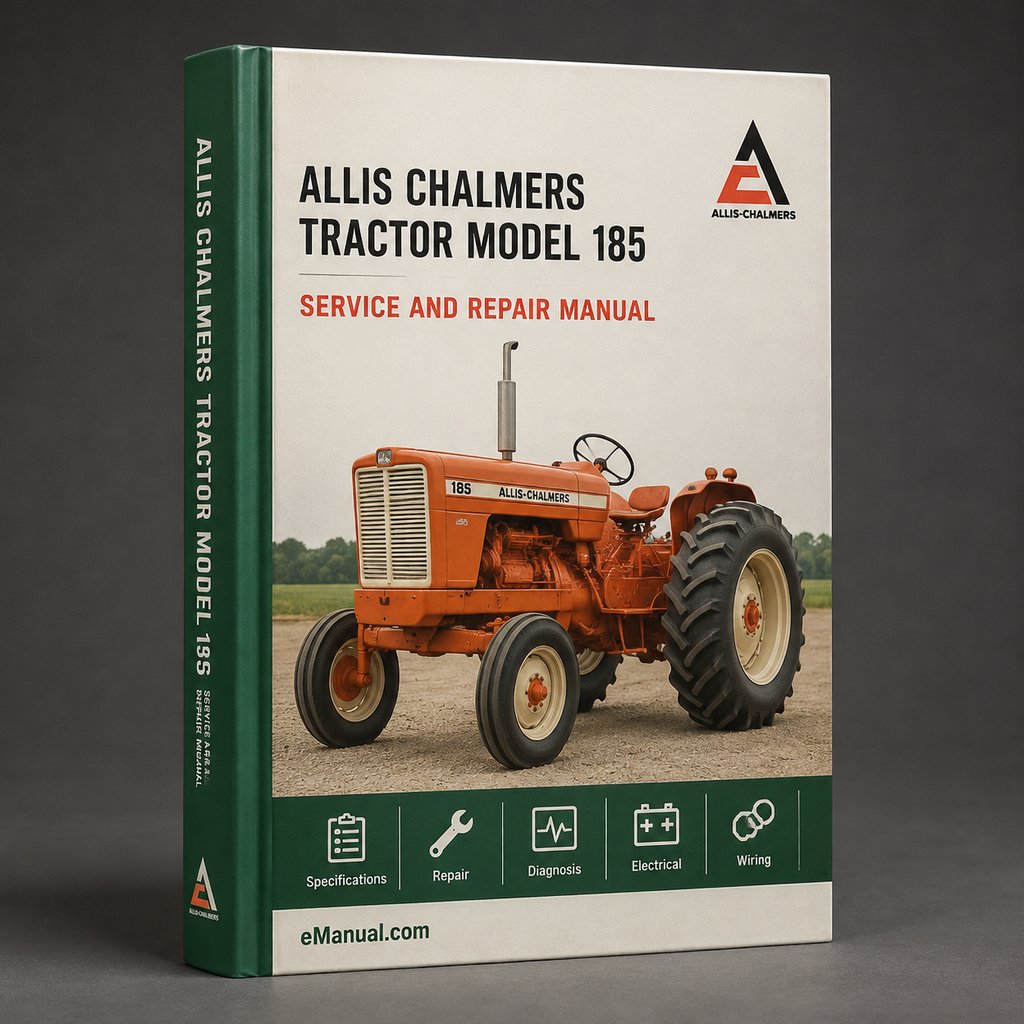 Allis Chalmers Tractor Model 185 Workshop Service Repair Manual