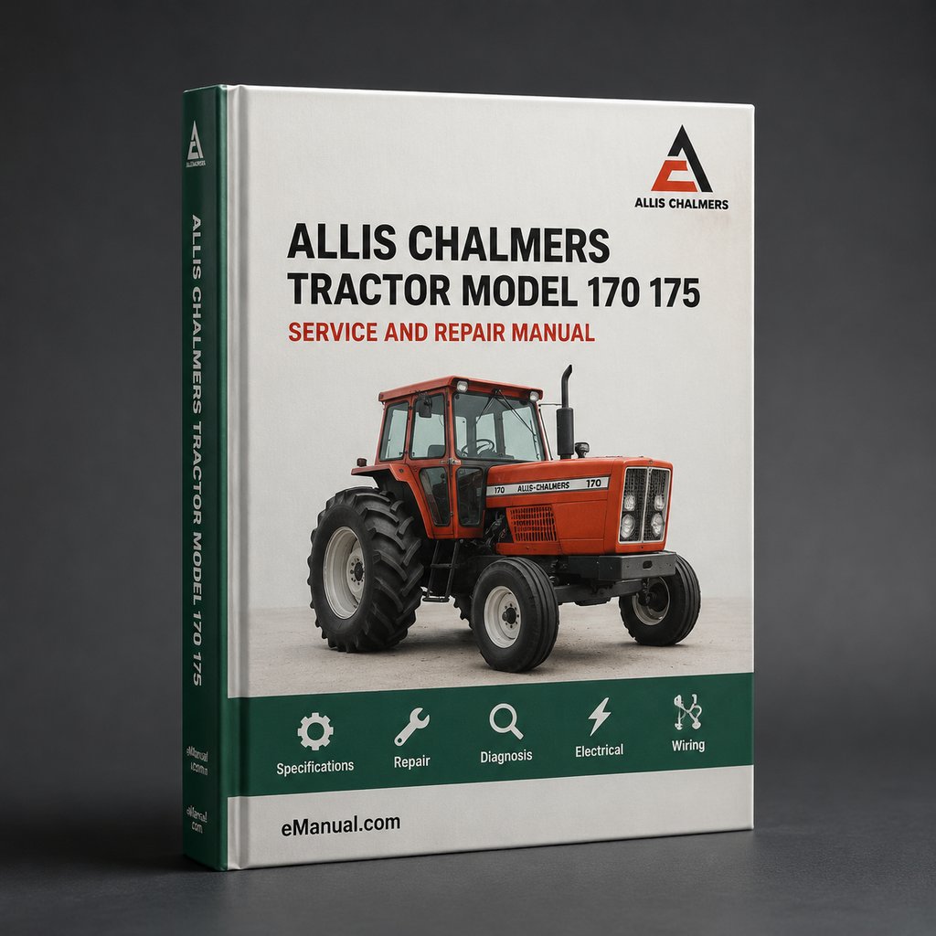 Allis Chalmers Tractor Model 170 175 Workshop Service Repair Manual