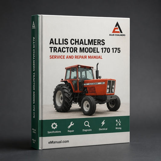 Allis Chalmers Tractor Model 170 175 Workshop Service Repair Manual