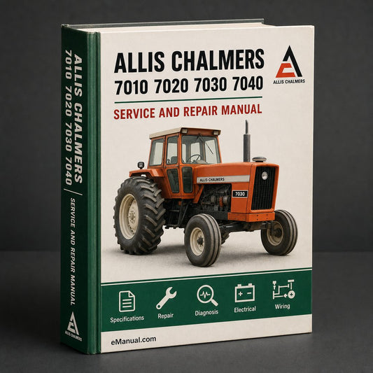 Allis Chalmers 7010 7020 7030 7040 Factory Service Repair Manual