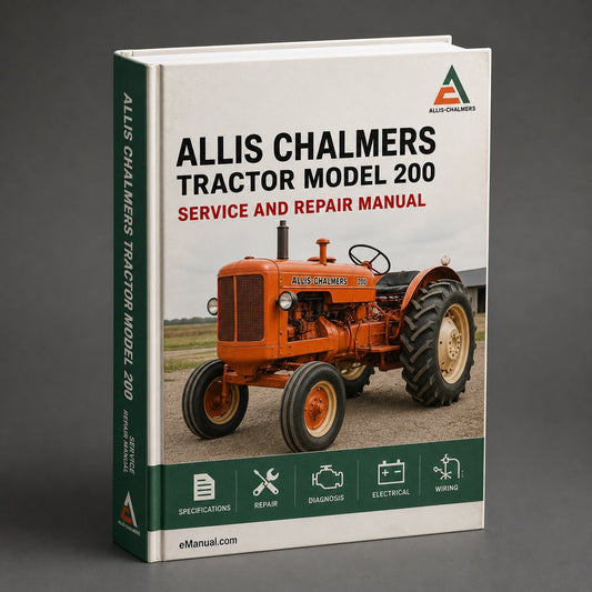 Allis Chalmers Tractor Model 200 Workshop Service Repair Manual