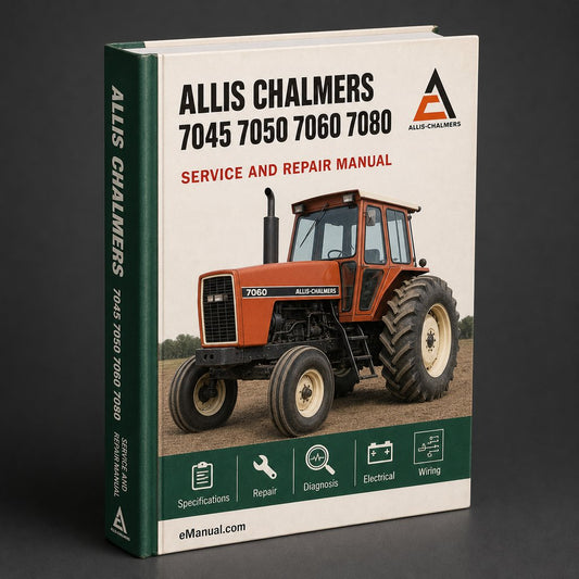 Allis Chalmers 7045 7050 7060 7080 Factory Service Repair Manual