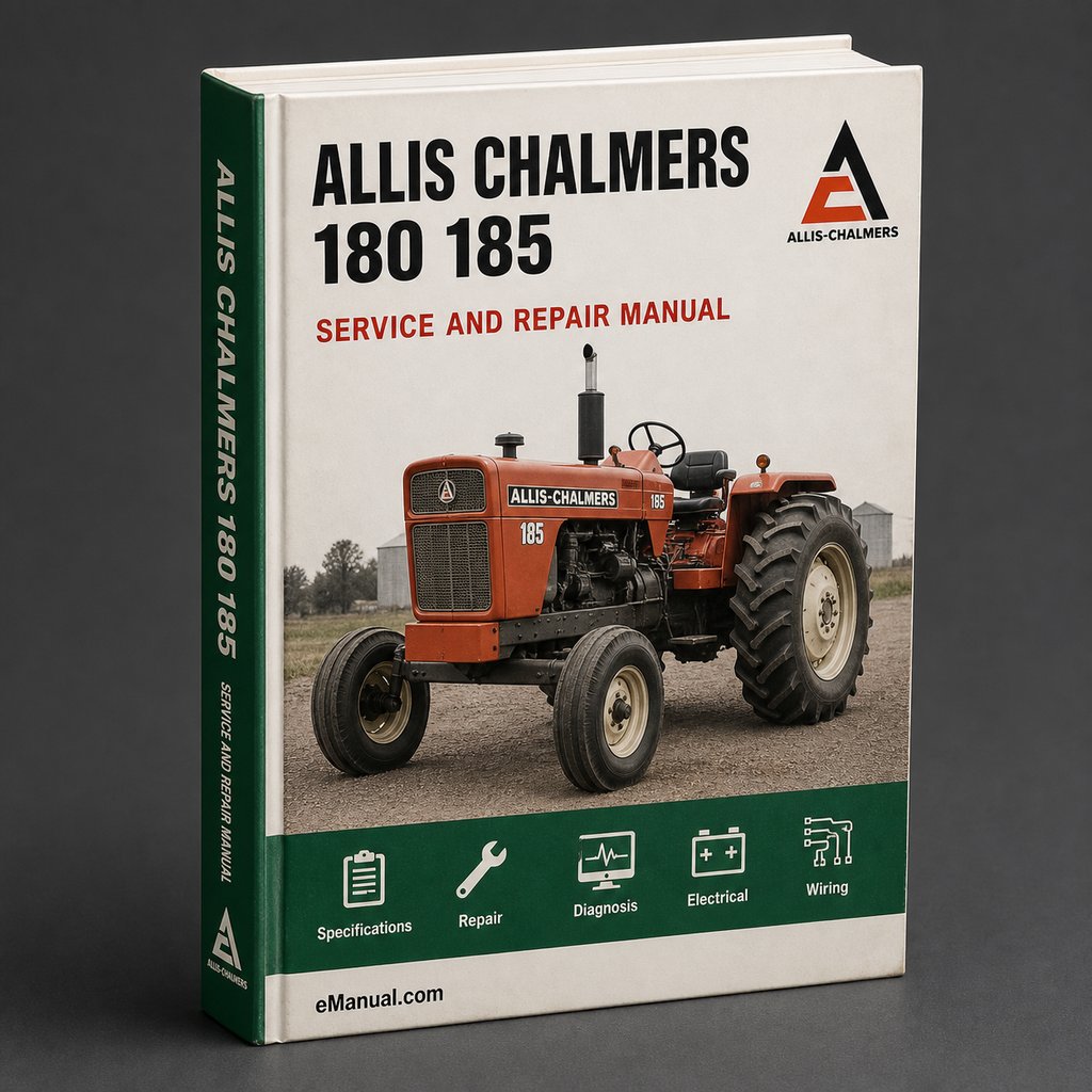 Allis Chalmers 180 185 Factory Service Repair Manual