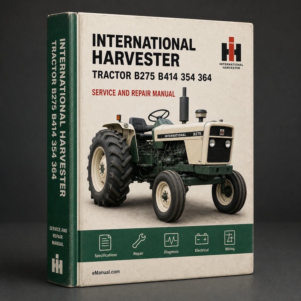 International Harvester Tractor B275 B414 354 364 384 424