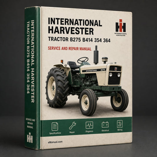 International Harvester Tractor B275 B414 354 364 384 424