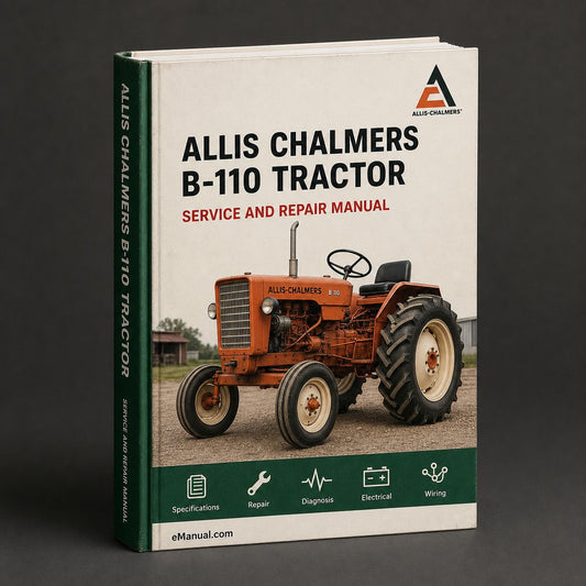 Allis Chalmers B 110 Tractor Workshop Service Repair Manual
