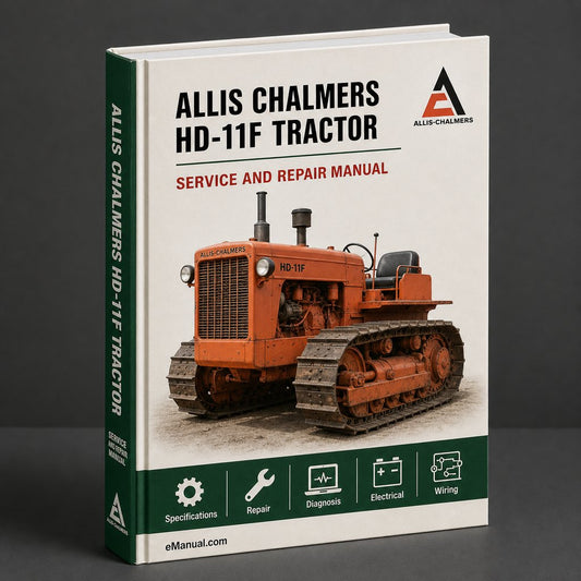 Allis Chalmers HD-11F Tractor Workshop Service Repair Manual