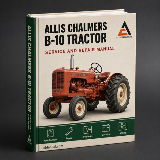 Allis Chalmers B-10 Tractor Workshop Service Repair Manual