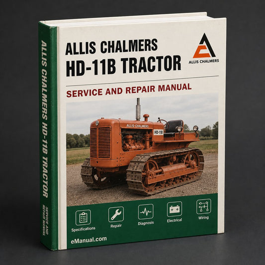 Allis Chalmers HD-11B Tractor Workshop Service Repair Manual