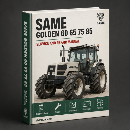 Same Golden 60 65 75 85 Compatto 60V 75V Tractor Service Repair Workshop Manual