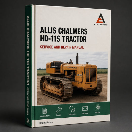 Allis Chalmers HD 11S Tractor Workshop Service Repair Manual