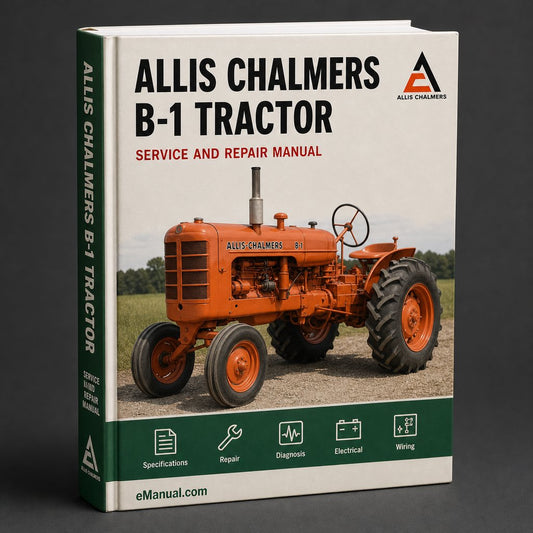 Allis Chalmers B-1 Tractor Workshop Service Repair Manual