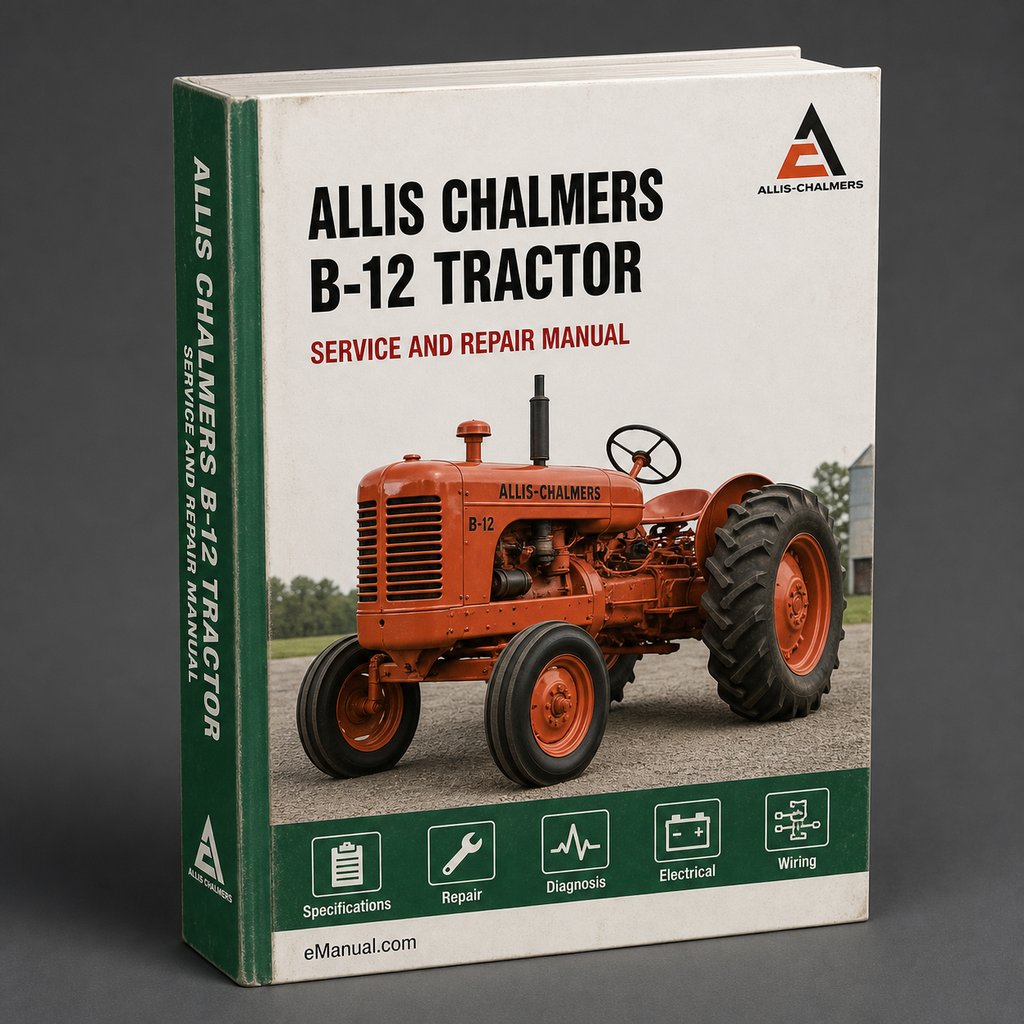 Allis Chalmers B-12 Tractor Workshop Service Repair Manual