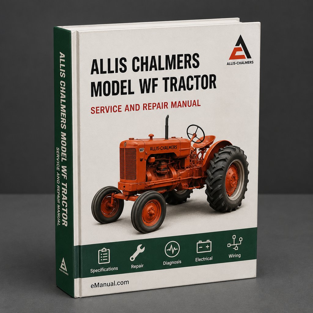 Allis Chalmers Model WF Tractor Factory Service Repair Manual