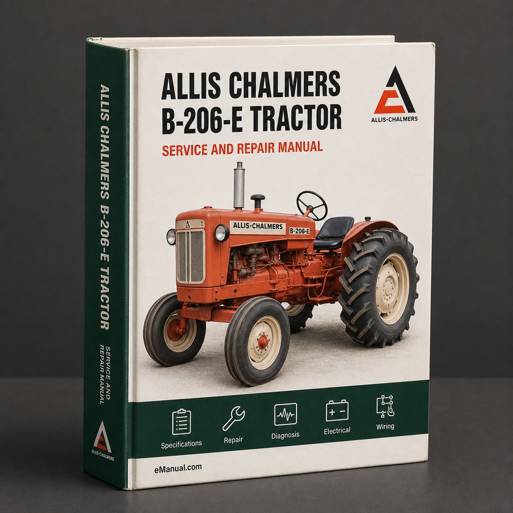 Allis Chalmers B-206-E Tractor Workshop Service Repair Manual