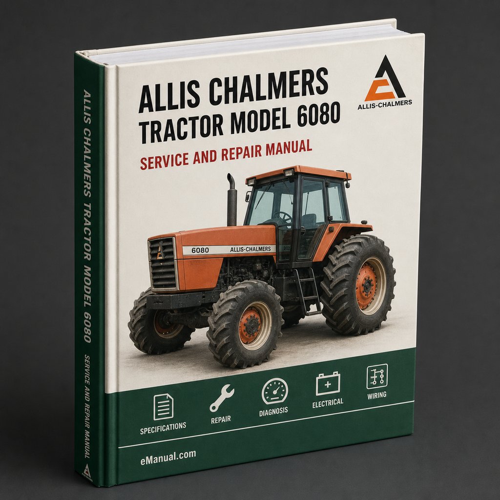 Allis Chalmers Tractor Model 6080 Workshop Service Repair Manual