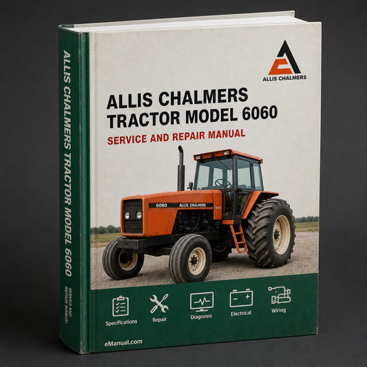 Allis Chalmers Tractor Model 6060 Workshop Service Repair Manual