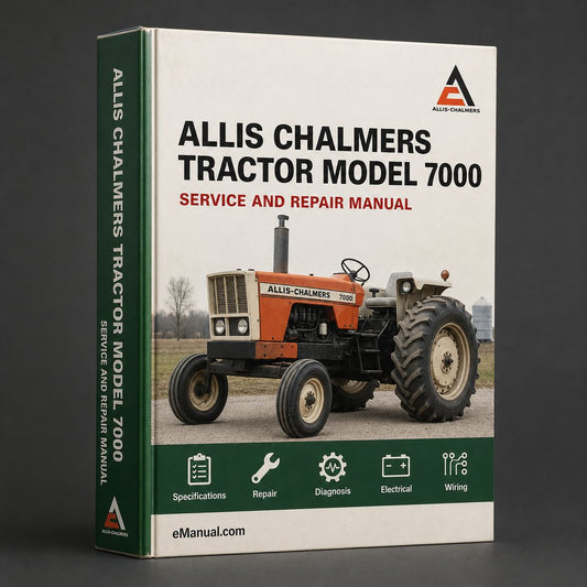 Allis Chalmers Tractor Model 7000 Workshop Service Repair Manual