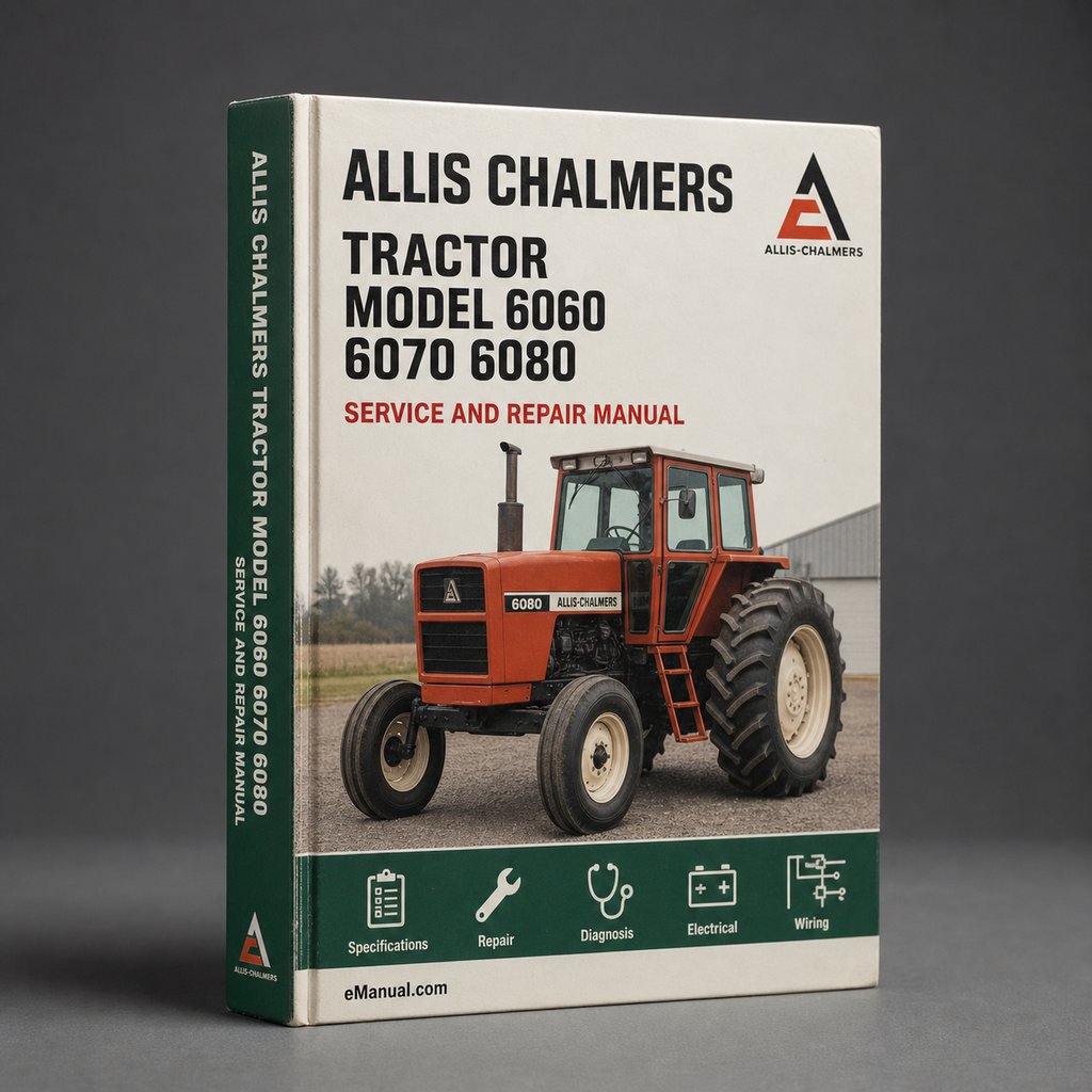 Allis Chalmers Tractor Model 6060 6070 6080 Workshop Service Repair Manual