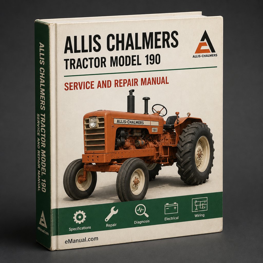Allis Chalmers Tractor Model 190 Factory Service Repair Manual