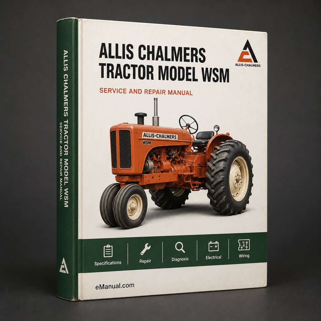 Allis Chalmers Tractor Model B WSM Service Manual Repair