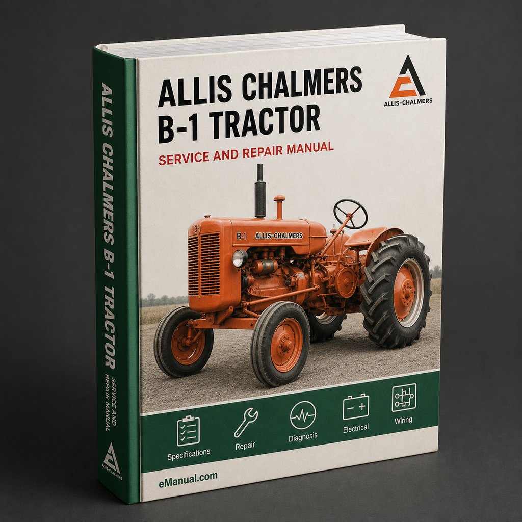 Allis Chalmers B-1 Tractor Factory Service Repair Manual