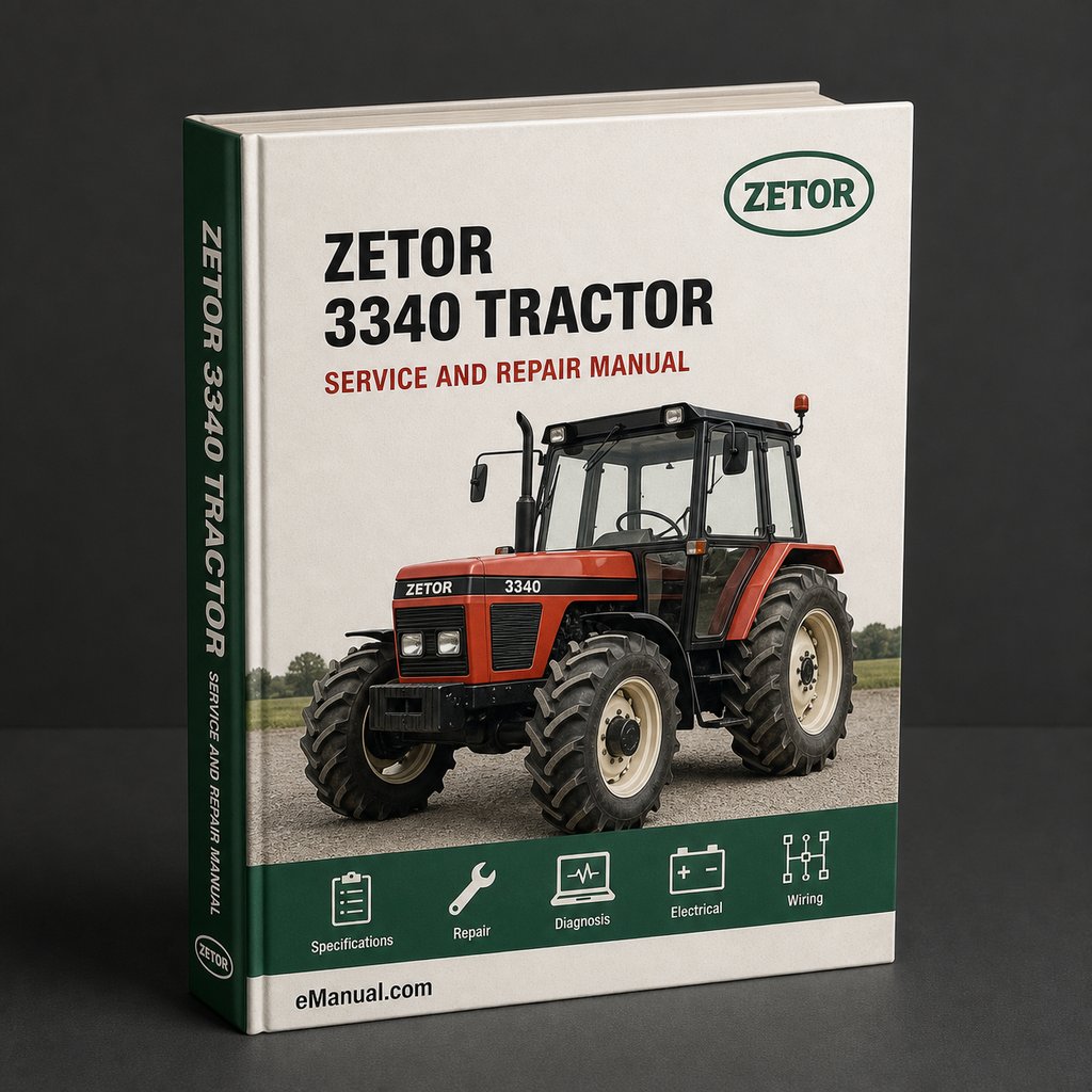 Zetor 3340 Tractor Service Repair Workshop Manual