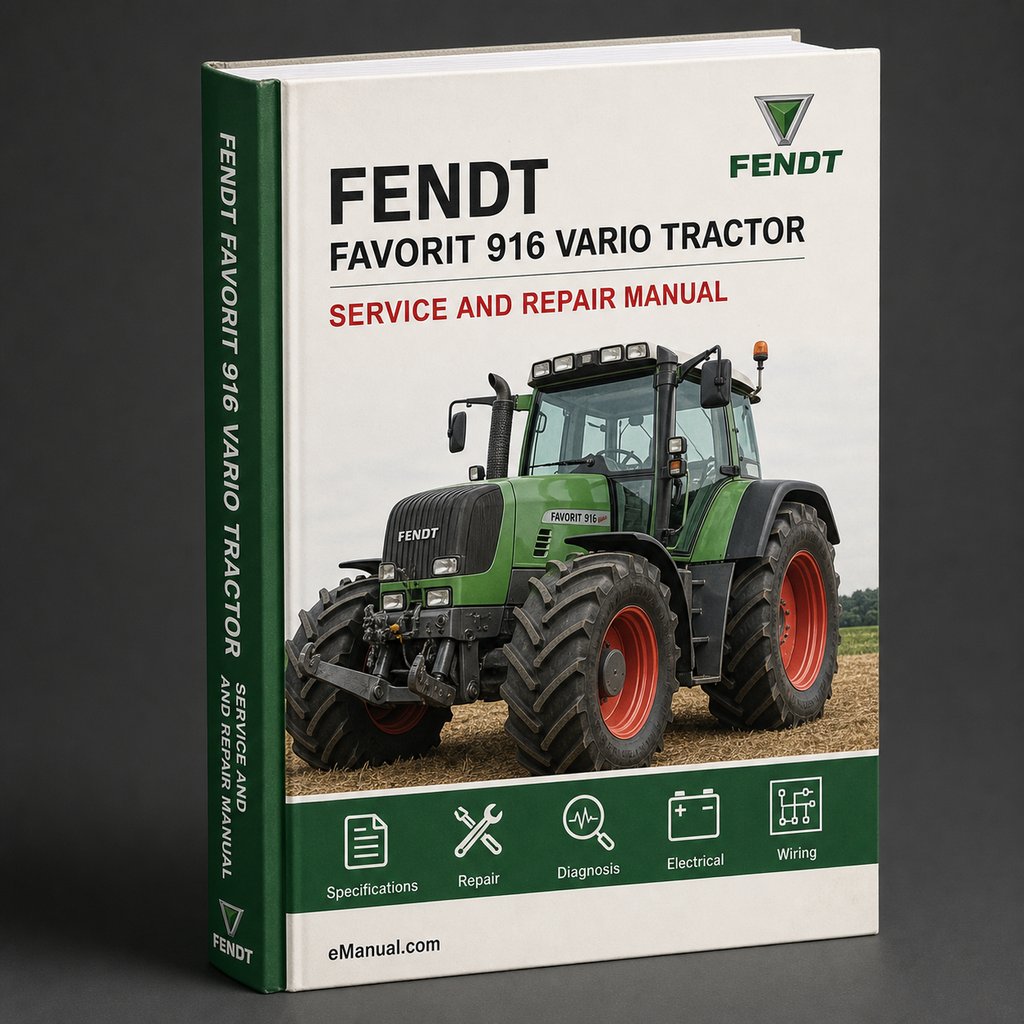 Fendt Favorit 916 Vario Tractor Workshop Service Repair Manual