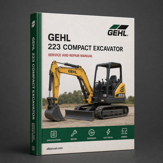 223 Gehl Compact Excavator parts Manual