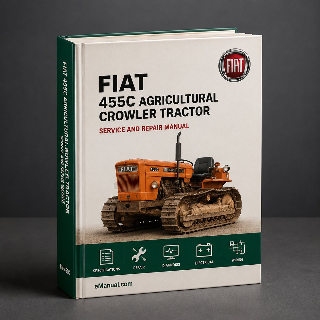 Fiat 455C Agricultural Crowler Tractor Workshop Manual