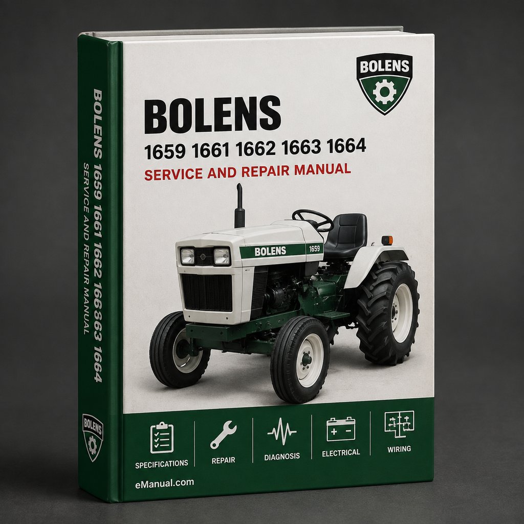 Bolens 1659 1661 1662 1663 1664 1667 Medium Frame Tractor Complete Workshop Service Repair Manual