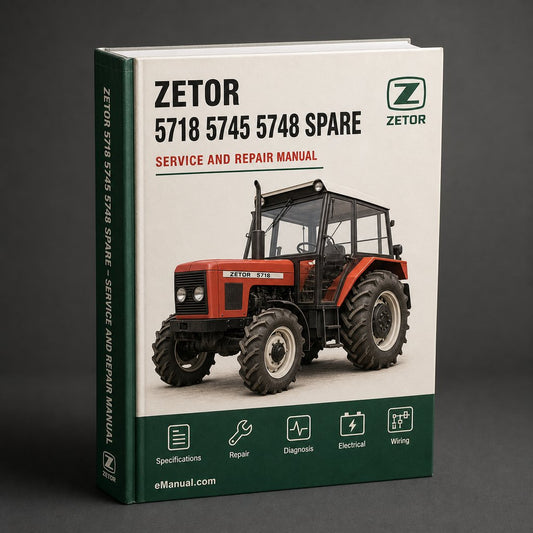 Zetor 5718 5745 5748 Spare Parts Catalog