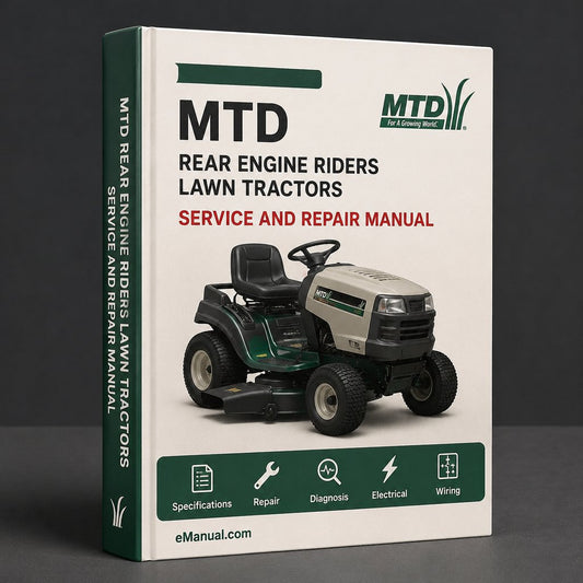 MTD Rear Engine Riders Lawn Tractors Service Repair Workshop Manual
