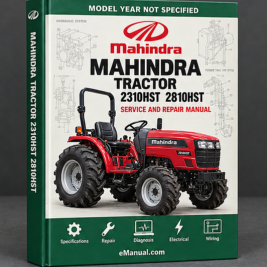 Mahindra Tractor 2310 2310HST 2810 2810HST 3510 3510HST 4110