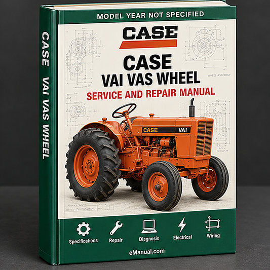 CASE VAI VAS Wheel TRACTORS Parts Manual