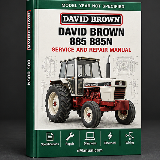 DAVID BROWN 885/885N Tractor Workshop Service/ Repair Manual