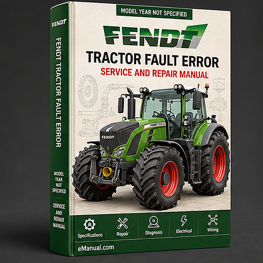 Fendt tractor fault error codes table 300 400 700 800 900