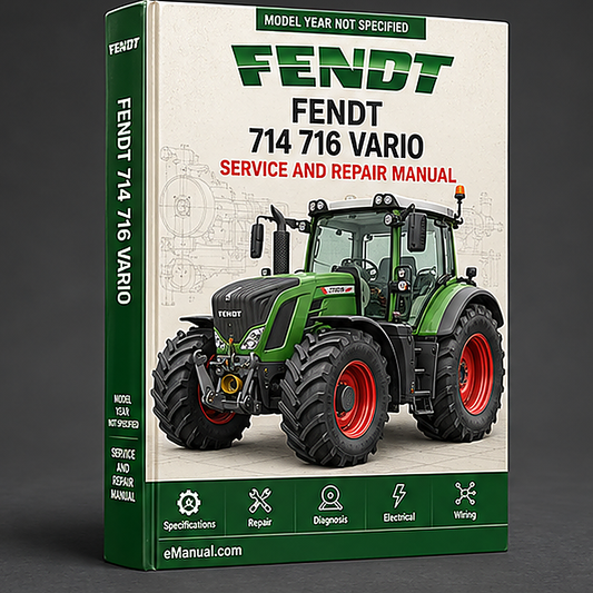 Fendt 714 716 Vario Steering Axle DANA 745 Service Manual